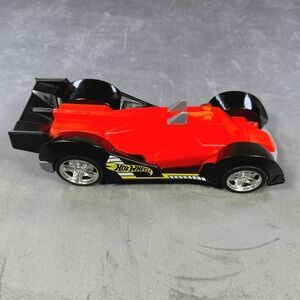 Hot Wheels‎ Race Car Toys 10" Red Black Flame Graphics Racing